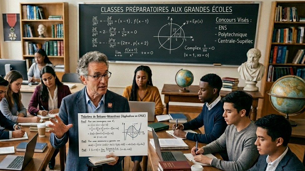 Travail scolaire et méthode pour la préparation aux classes préparatoires