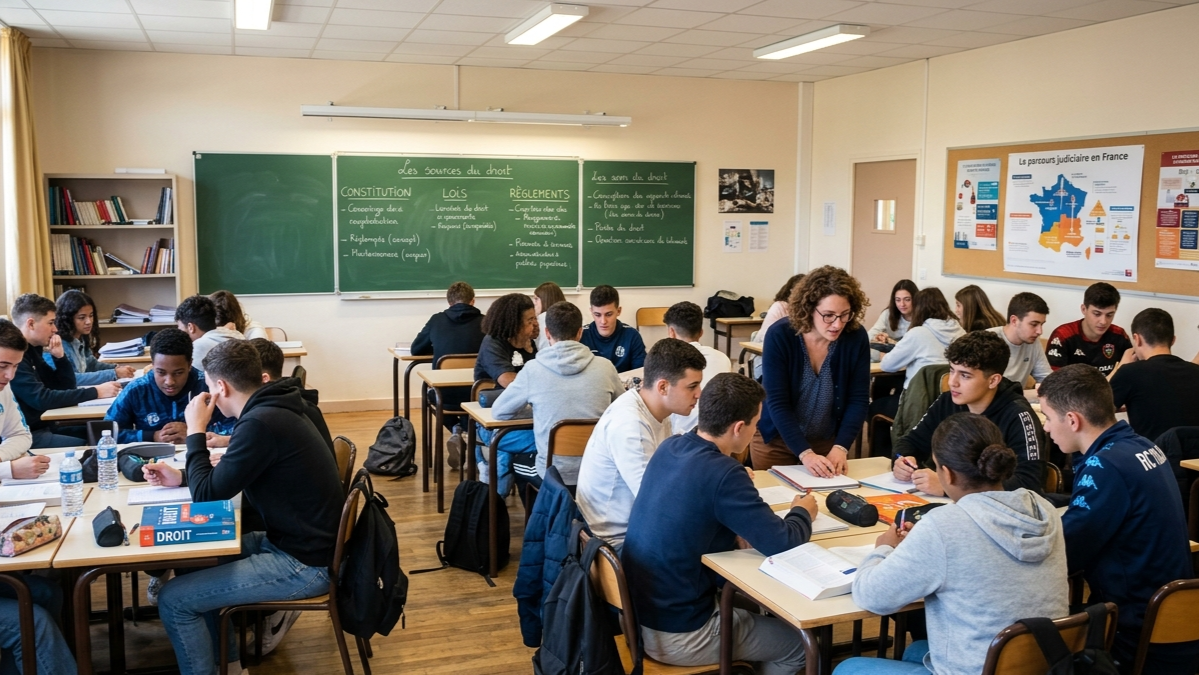 Élèves souriants en préparation concours